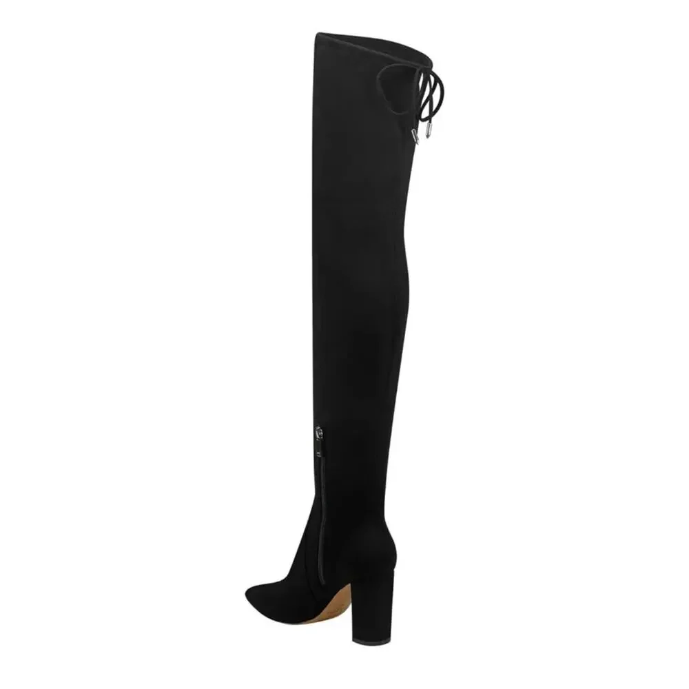 MARC FISHER LTD Black MLULONA Over The Knee Boot Women’s Size 7.5